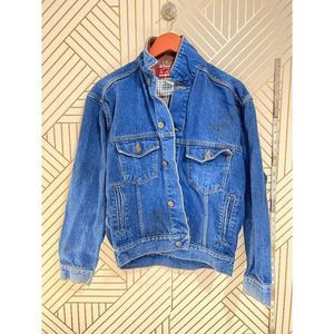 Vintage Marlboro Country Store Men's 100% Cotton Jean Jacket Blue Size Small